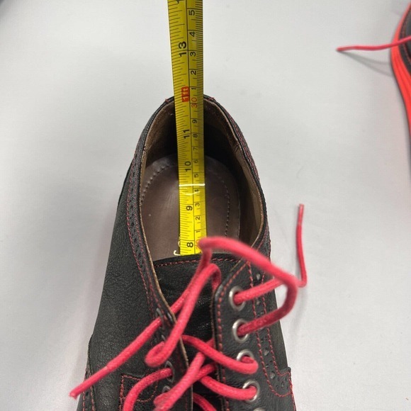 Donald J Pliner Mens Oxford Wingtip EVEB Black shoes size 7.5 M - Picture 9 of 12